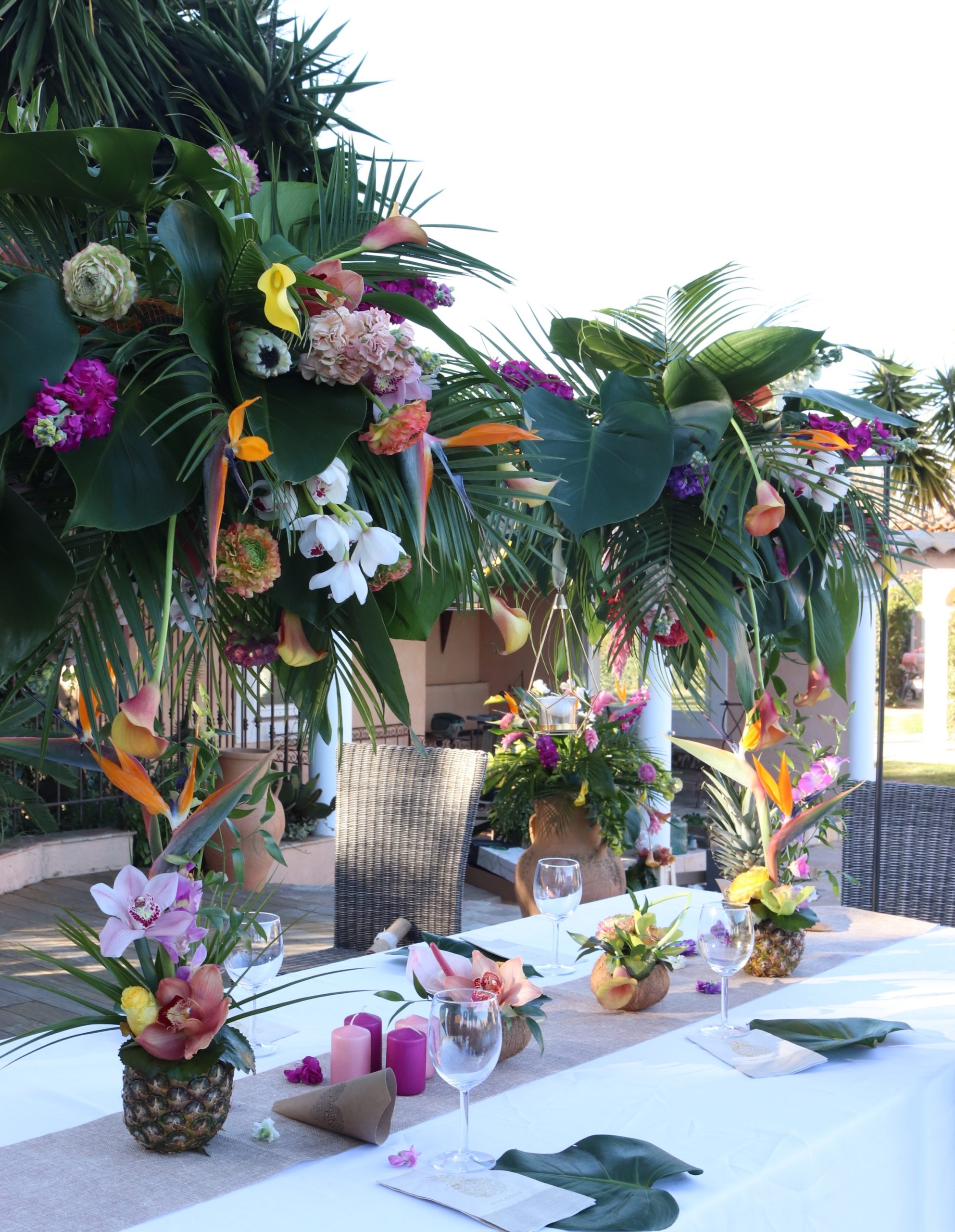 Nos prestations florale avec des fleurs de saison pour vos évènements