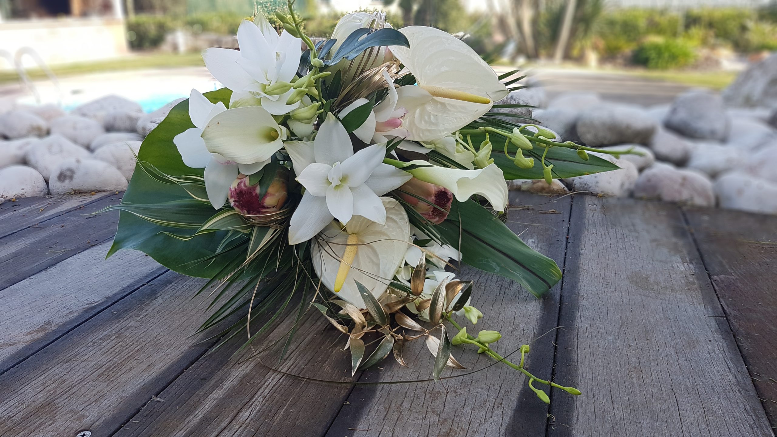 Nos prestations florale avec des fleurs de saison pour vos évènements